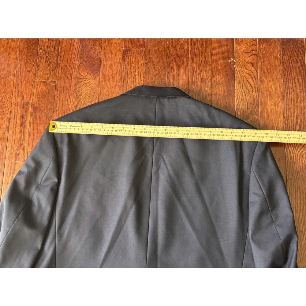 J.Crew Crosby Suit Loro Piana Super 120s Wool Navy Blue 44R 36x30 Mens